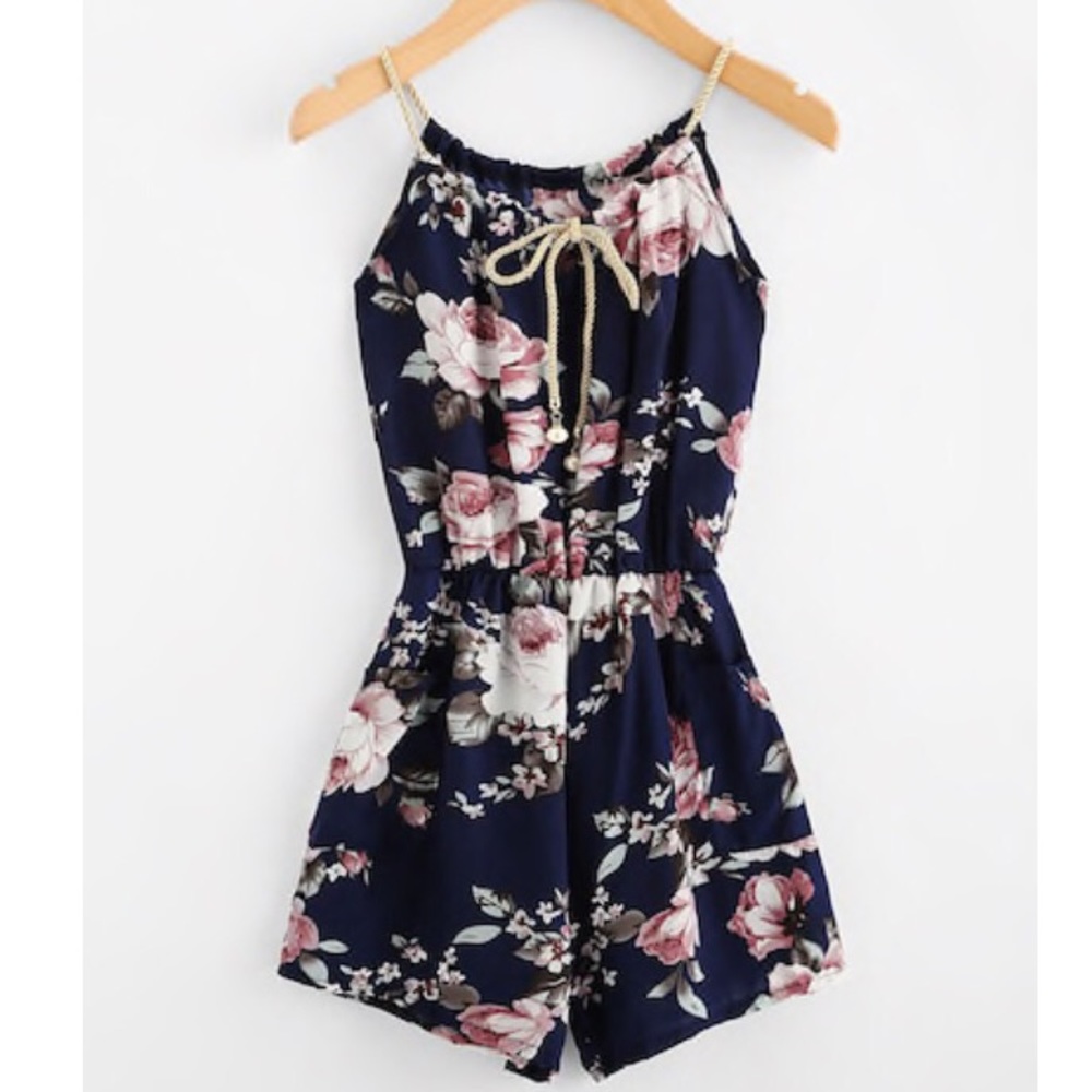 Boho Floral Romper